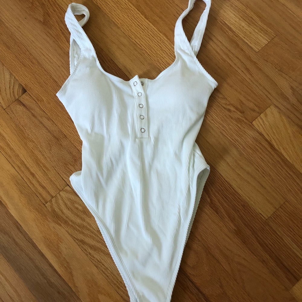 White aerie one piece